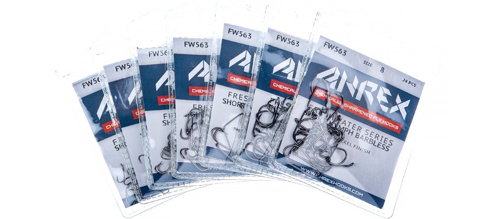 Ahrex FW563 Short Nymph Hook Barbless - Spawn Fly Fish - Ahrex Hooks