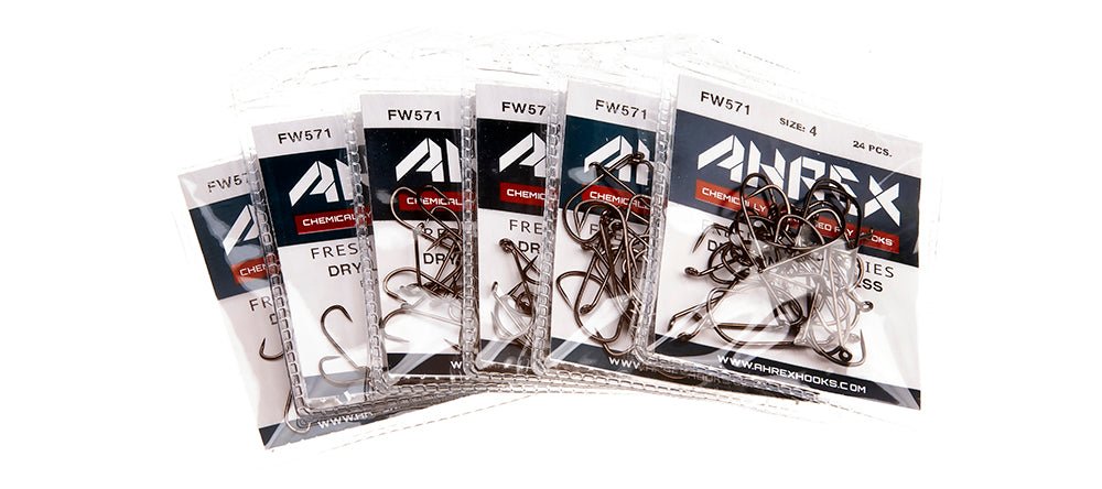 Ahrex FW571 Long Dry Fly Barbless Hook - Spawn Fly Fish - Ahrex Hooks