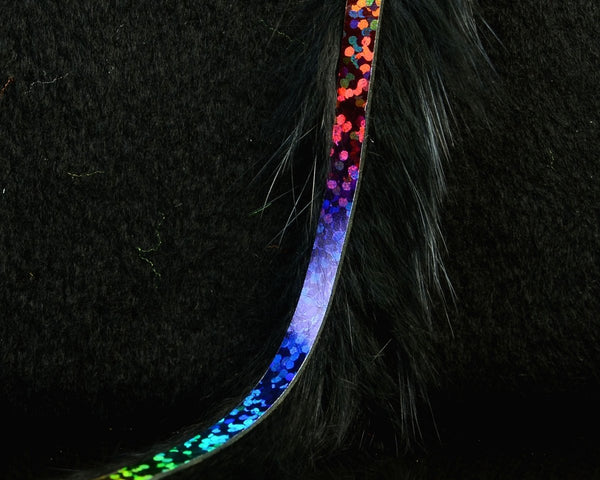 Hareline Bling Rabbit Strips - Spawn Fly Fish - Hareline Dubbin