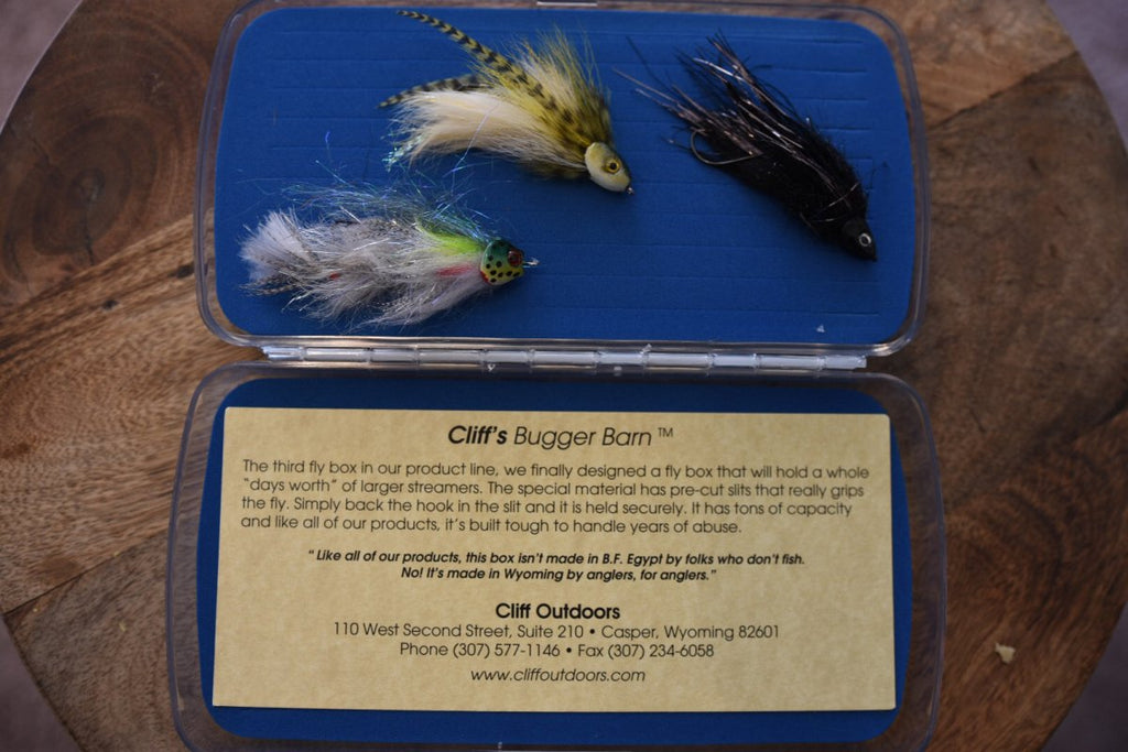 Cliff Bugger Barn Fly Box - Spawn Fly Fish - Cliff Outdoors