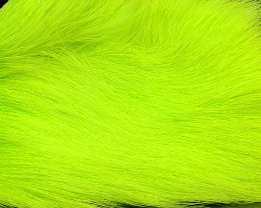 Hareline Deer Belly Hair (Dyed Over White) - Spawn Fly Fish - Hareline Dubbin