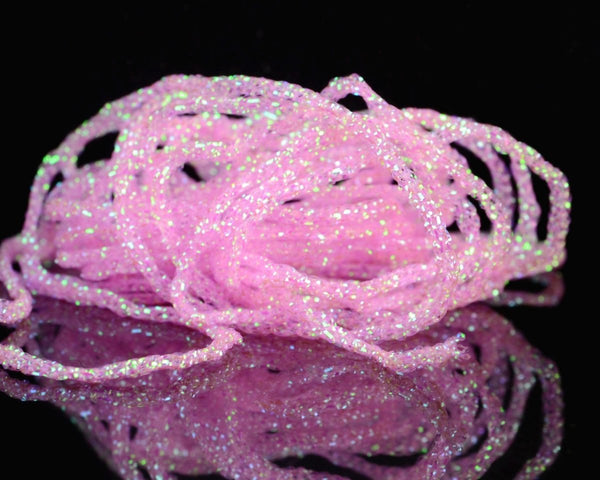 Hareline Dyed Pearl Diamond Braid - Spawn Fly Fish - Hareline Dubbin