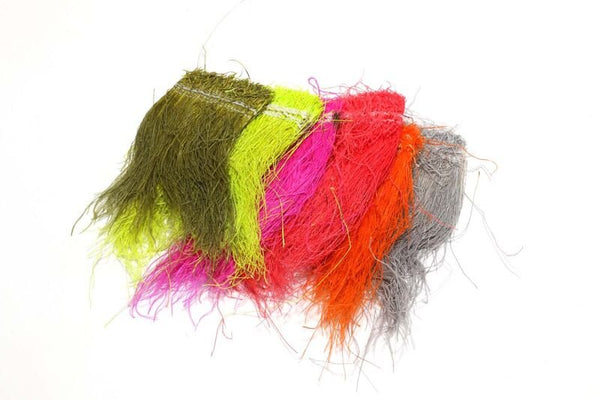 Dyed Over White Peacock Herl - Spawn Fly Fish - Hareline Dubbin