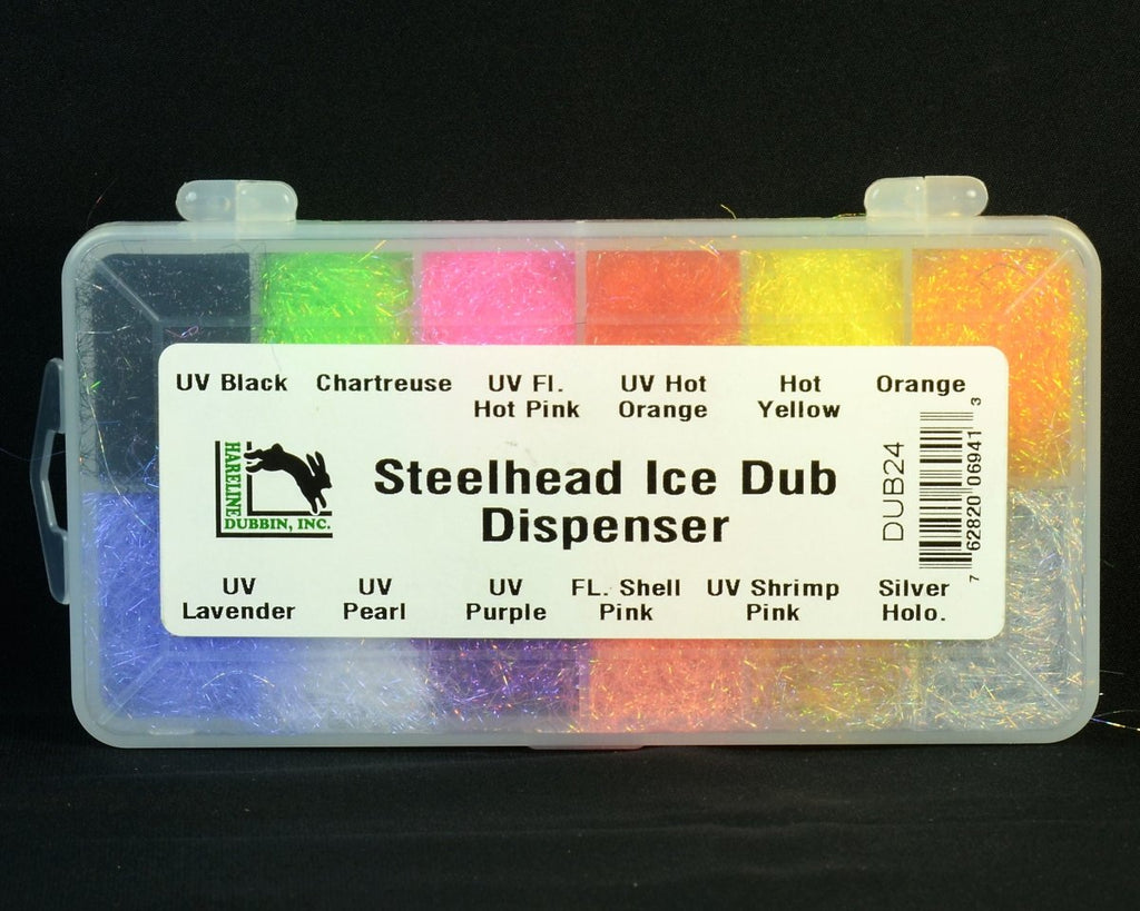Hareline Steelhead Ice Dub Dispenser - Spawn Fly Fish - Hareline Dubbin