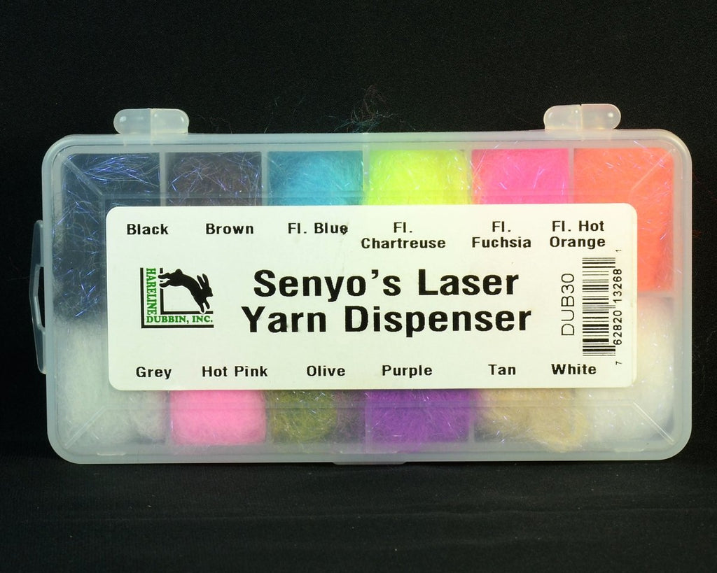 Hareline Senyo's Laser Yarn Dubbing Dispenser - Spawn Fly Fish - Hareline Dubbin