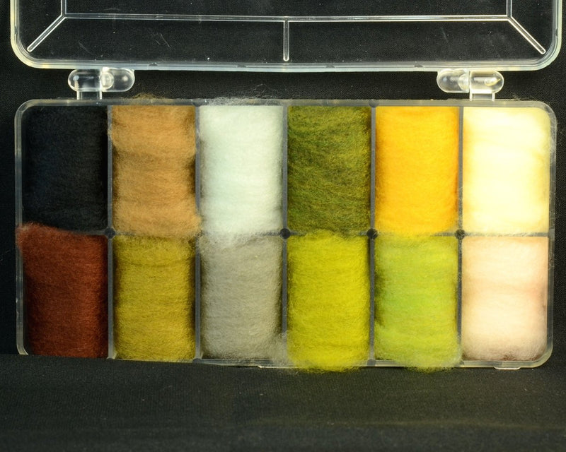 Hareline Superfine Water Proof Dry Fly Dub Dispenser - Spawn Fly Fish - Hareline Dubbin