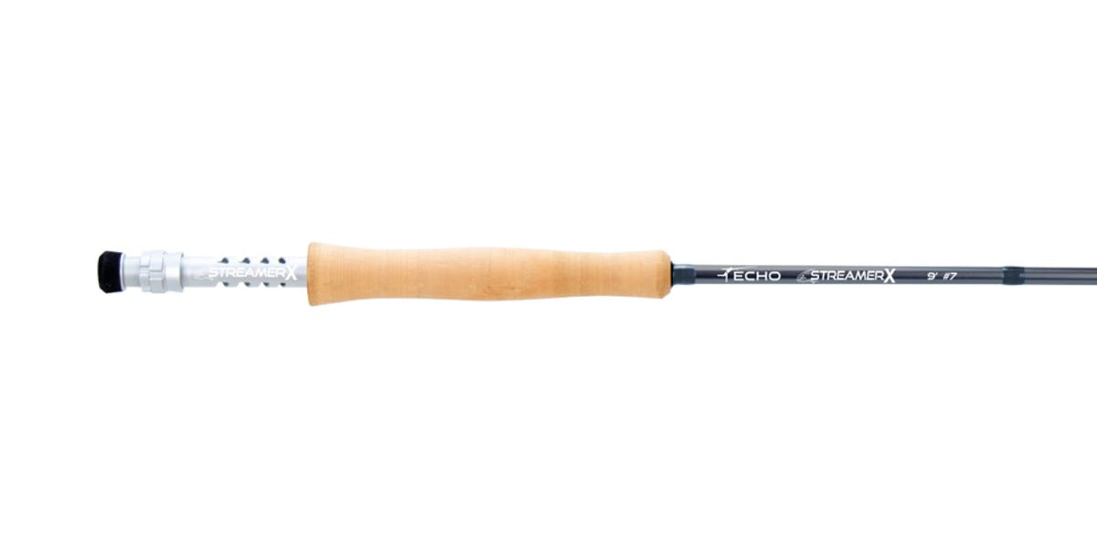 ECHO STREAMER X GALLOUP 690-4 9' #6 WEIGHT FLY ROD--FREE $80 LINE!  53163461591