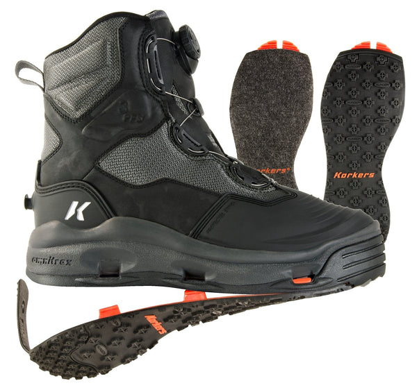 Korkers Darkhorse Wading Boot - Spawn Fly Fish - Korkers