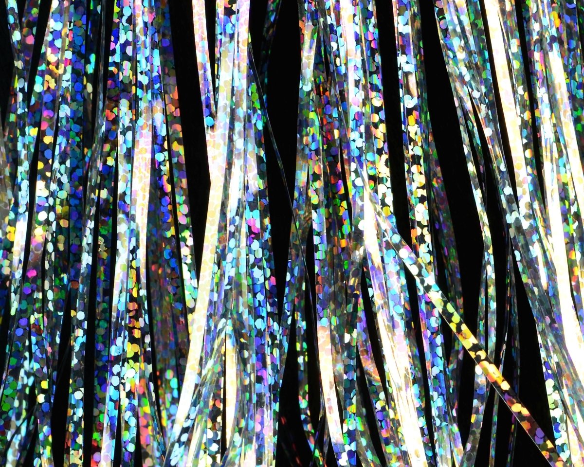 Hedron Holographic Salt-Water Flashabou - Spawn Fly Fish - Hedron