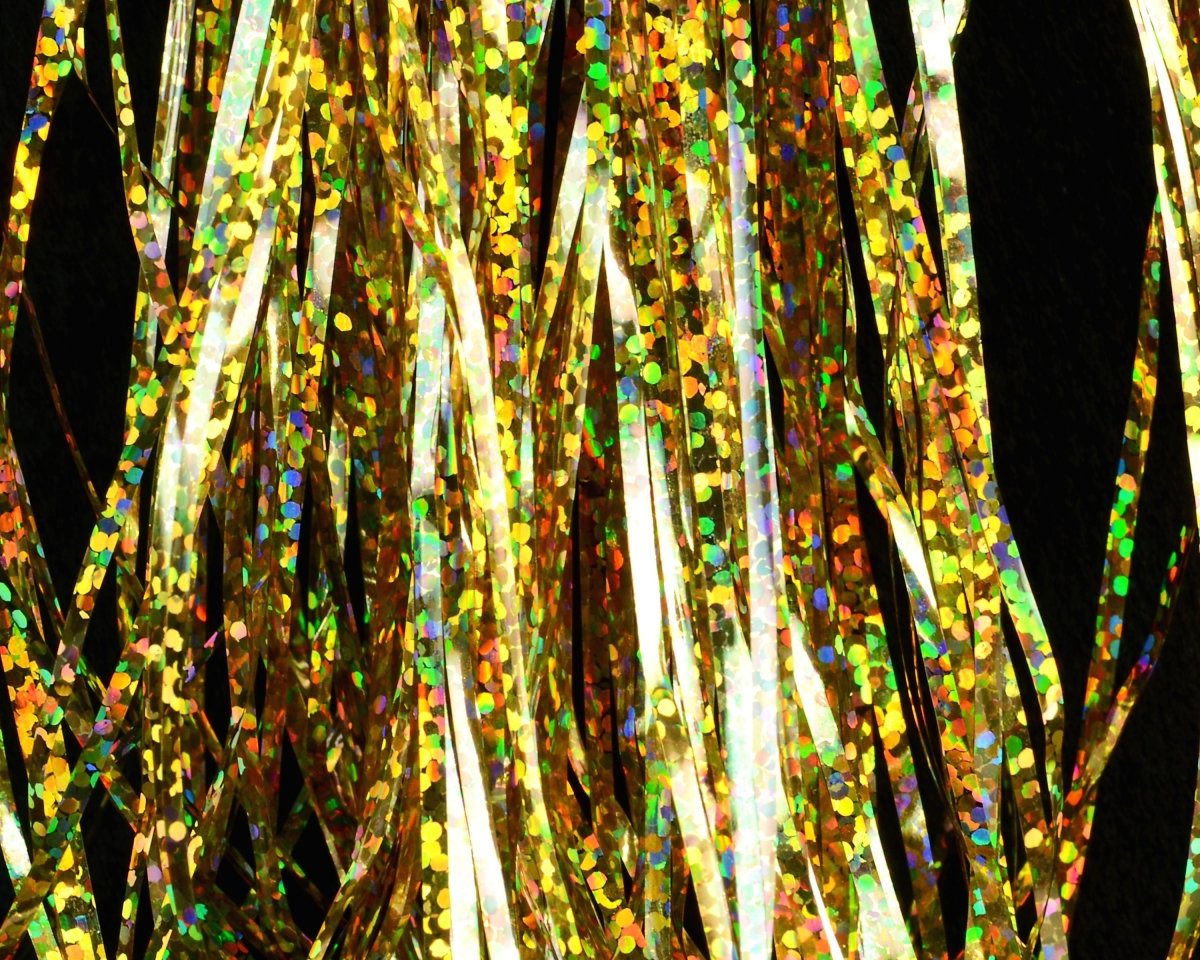 Hedron Holographic Salt-Water Flashabou - Spawn Fly Fish - Hedron