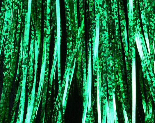 Hedron Holographic Salt-Water Flashabou - Spawn Fly Fish - Hedron