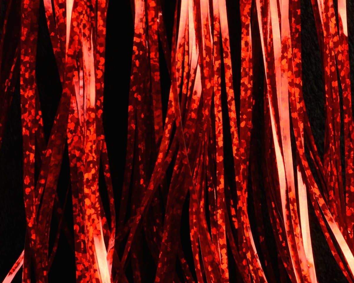 Hedron Holographic Salt-Water Flashabou - Spawn Fly Fish - Hedron