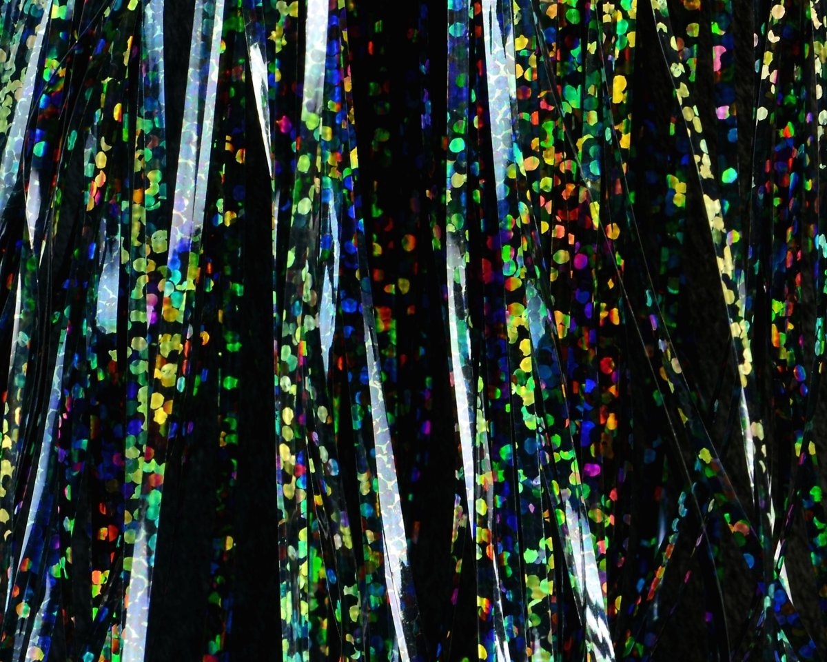 Hedron Holographic Salt-Water Flashabou - Spawn Fly Fish - Hedron