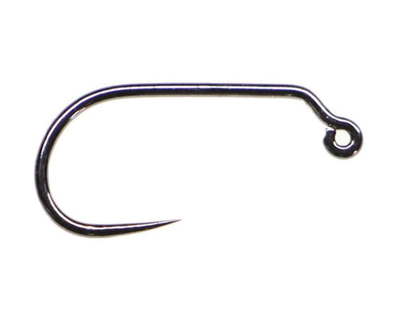 Fulling Mill Jig Force Black Nickel Barbless Hook - Spawn Fly Fish - Fulling Mill