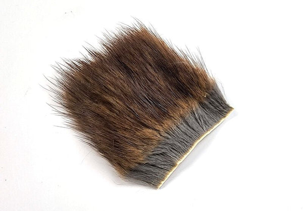 Hareline American Muskrat Fur Piece - Spawn Fly Fish - Hair & Fur - Hareline Dubbin