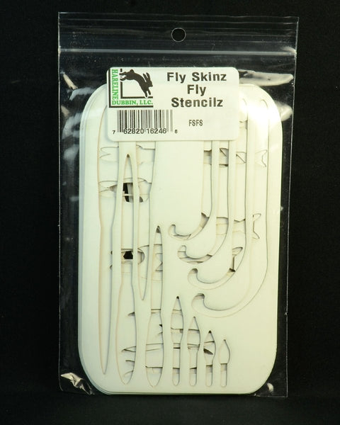 Fly Skinz Fly Stencilz - Spawn Fly Fish - Tails, Fins, Claws & More - Fly Skinz