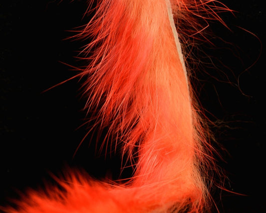 Hareline Crosscut Rabbit Flesh Strips Two Tone - Spawn Fly Fish - Hareline Dubbin