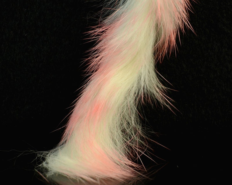 Hareline Crosscut Rabbit Flesh Strips Two Tone - Spawn Fly Fish - Hareline Dubbin