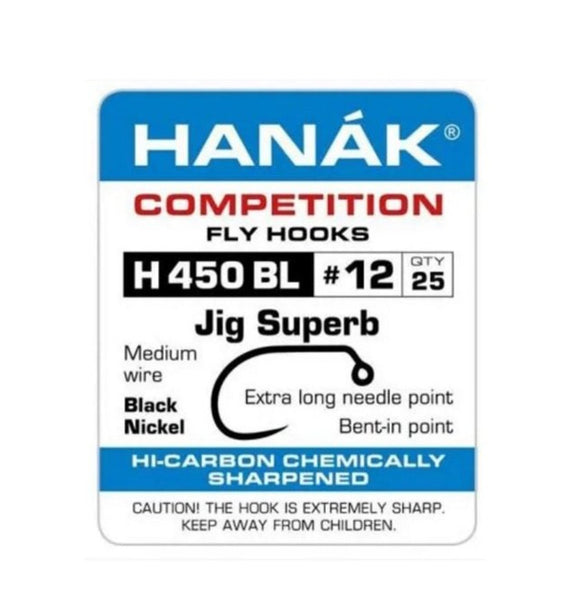 Hanak Competition Hooks - Model 450 - Spawn Fly Fish - Hanak