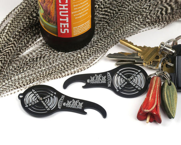 Hareline Bottle Opener Hackle Gauge Key - Spawn Fly Fish - Hareline Dubbin