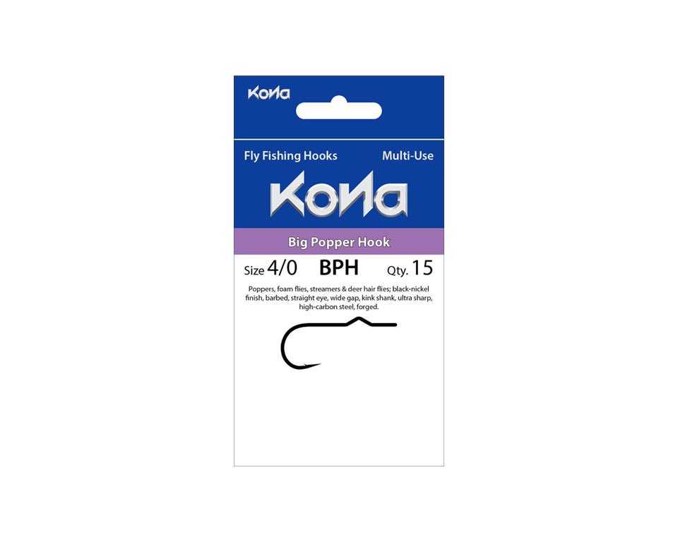 Kona BPH Big Popper Hook - Spawn Fly Fish - Kona