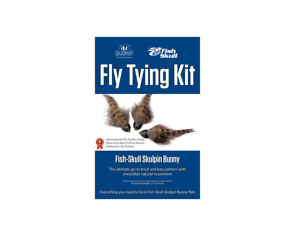 Flymen Fish-Skull Skulpin Bunny Fly Tying Kit - Spawn Fly Fish– Spawn Fly  Fish