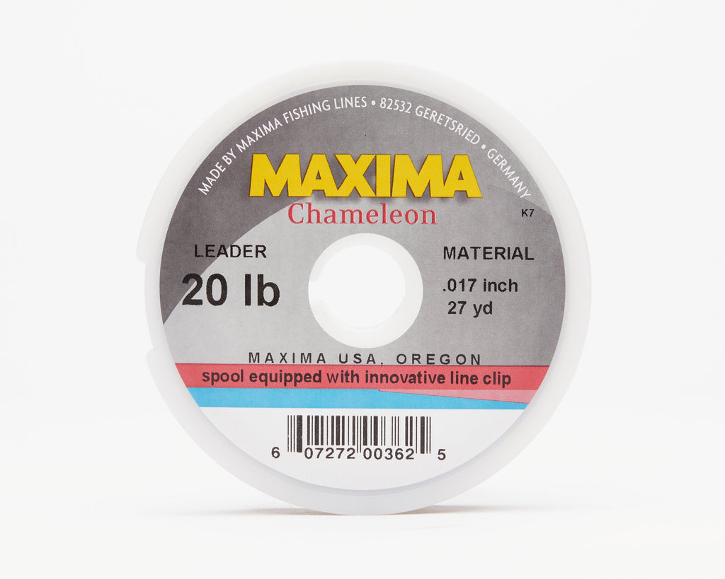 Maxima Fishing Line Leader Wheel, Chameleon, 20-Pound/27-Yard – IBBY