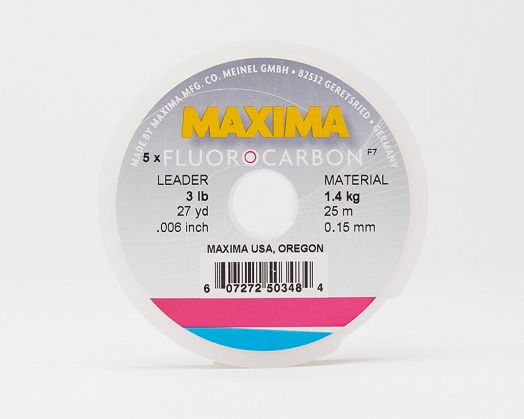 Maxima Fishing Line Leader Wheel, Fluorocarbon, 2-Pound, 27-Yard