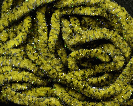 Hareline UV Mottled Galaxy Mop Chenille - Spawn Fly Fish - Hareline Dubbin