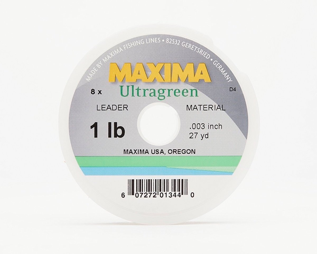 Maxima Mono Leader Wheel Fishing Line, Ultragreen, 10#, 27yd