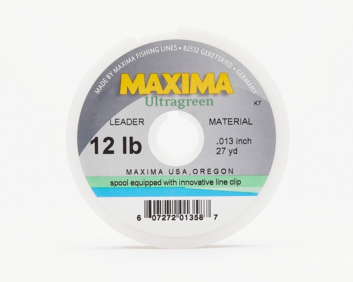 Maxima Ultragreen Fishing Line - Leader Wheel - Spawn Fly Fish - Maxima