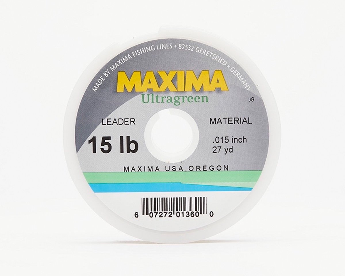 Maxima Ultragreen Fishing Line - Leader Wheel - Spawn Fly Fish - Maxima