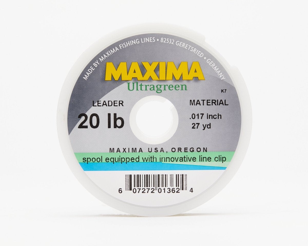 Maxima Ultragreen Fishing Line - Leader Wheel - Spawn Fly Fish - Maxima