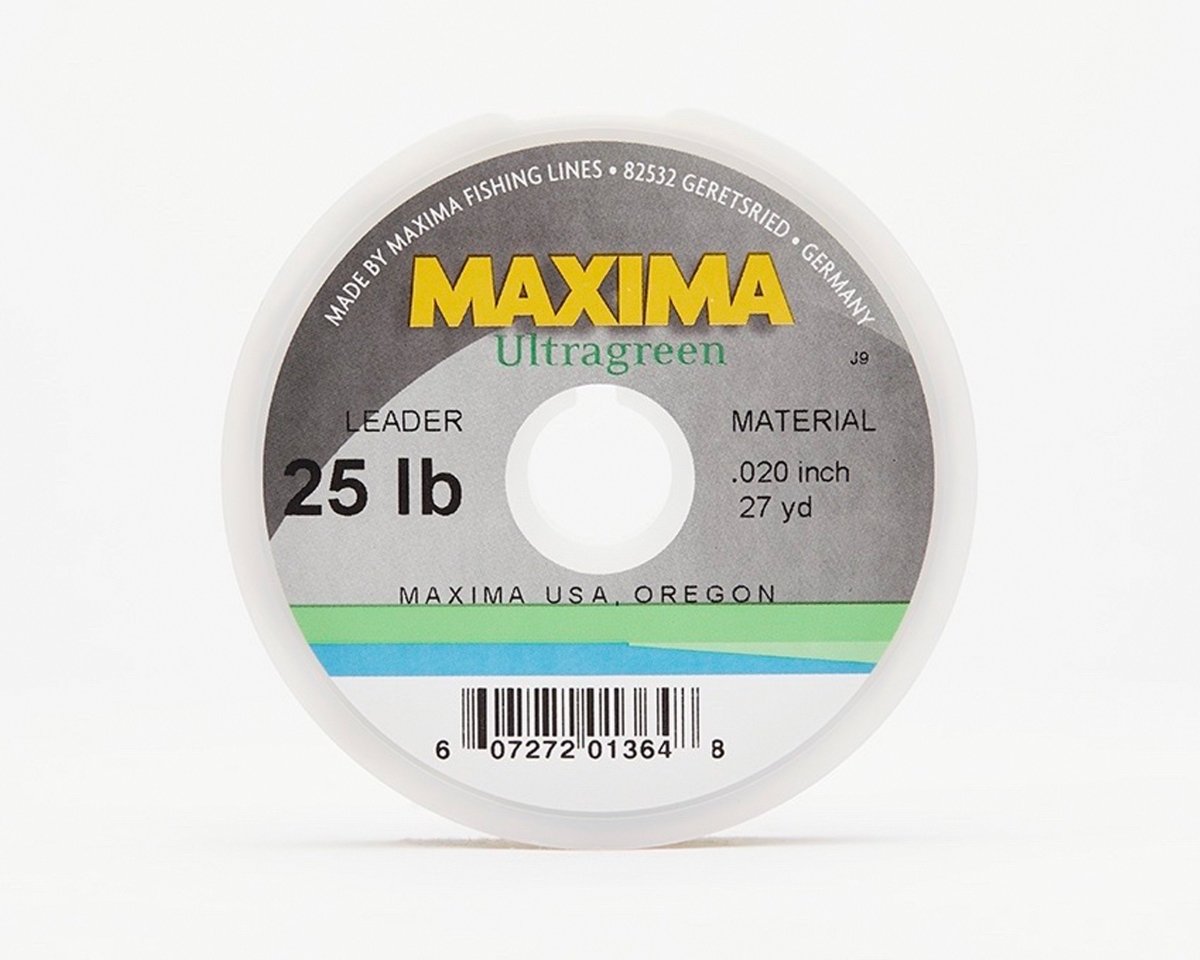 Maxima Ultragreen Fishing Line - Leader Wheel - Spawn Fly Fish - Maxima