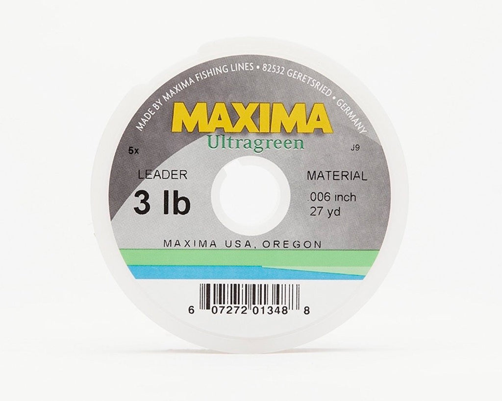 Maxima Ultragreen Fishing Line - Leader Wheel - Spawn Fly Fish - Maxima