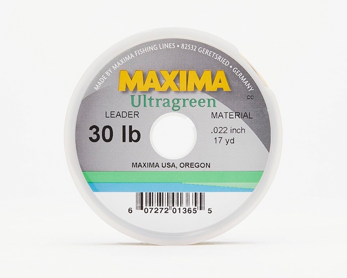 Maxima Ultragreen Fishing Line - Leader Wheel - Spawn Fly Fish - Maxima