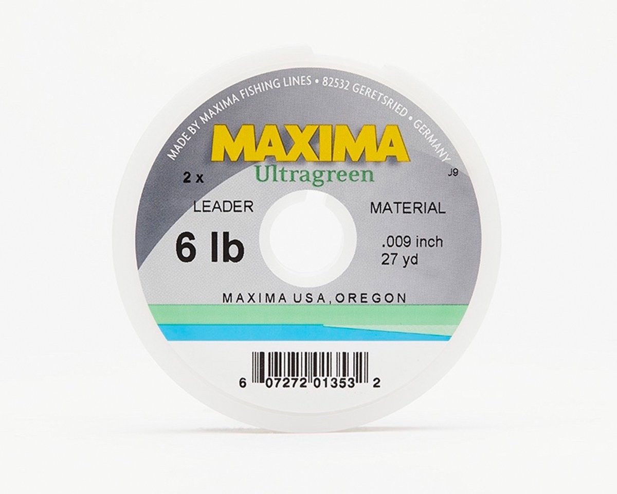 Maxima Ultragreen Fishing Line - Leader Wheel - Spawn Fly Fish - Maxima