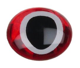 FMFly Oval Pupil 3D Eyes - Materials - beads and eyes - PROTACKLESHOP