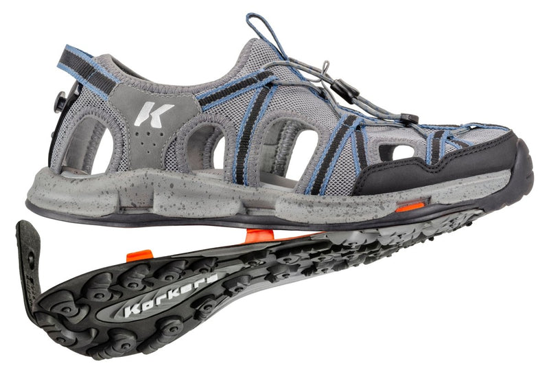 Korkers Swift Current Sandal - Spawn Fly Fish - Korkers