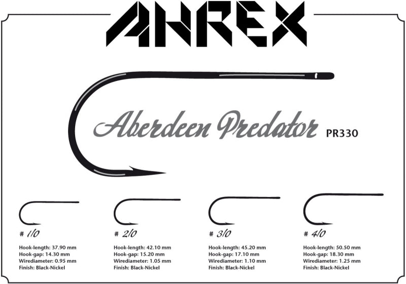 Ahrex PR330 Aberdeen Predator Hook - Spawn Fly Fish - Ahrex Hooks