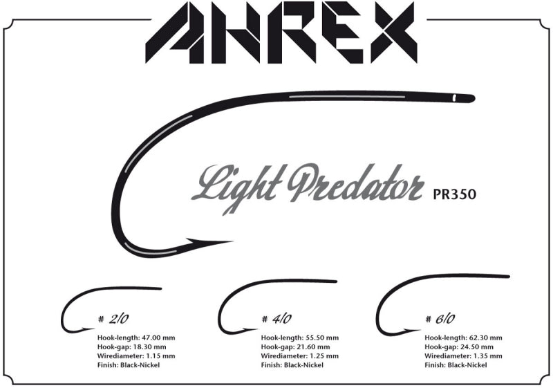 Ahrex PR350 Light Predator Barbed Hook - Spawn Fly Fish - Ahrex Hooks