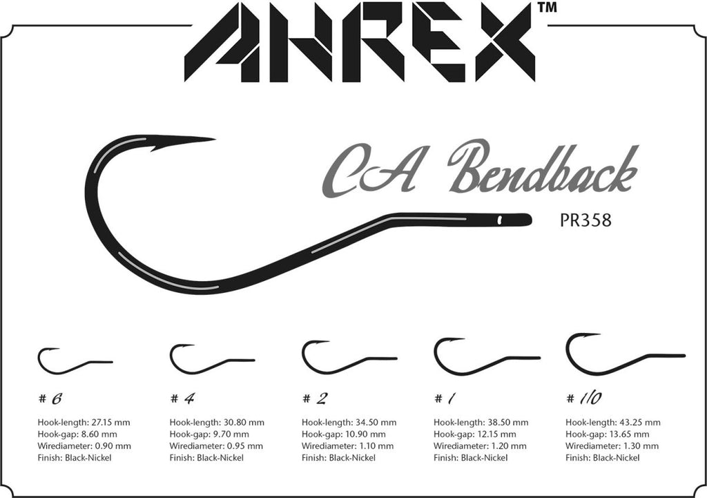 AHREX PR358 CA Bendback - Spawn Fly Fish - Ahrex Hooks