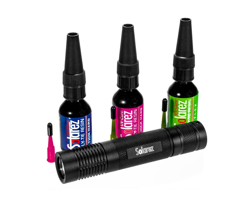 Solarez UV-Cure Fly-Tie UV Resin Pro Roadie Kit - Spawn Fly Fish - Solarez