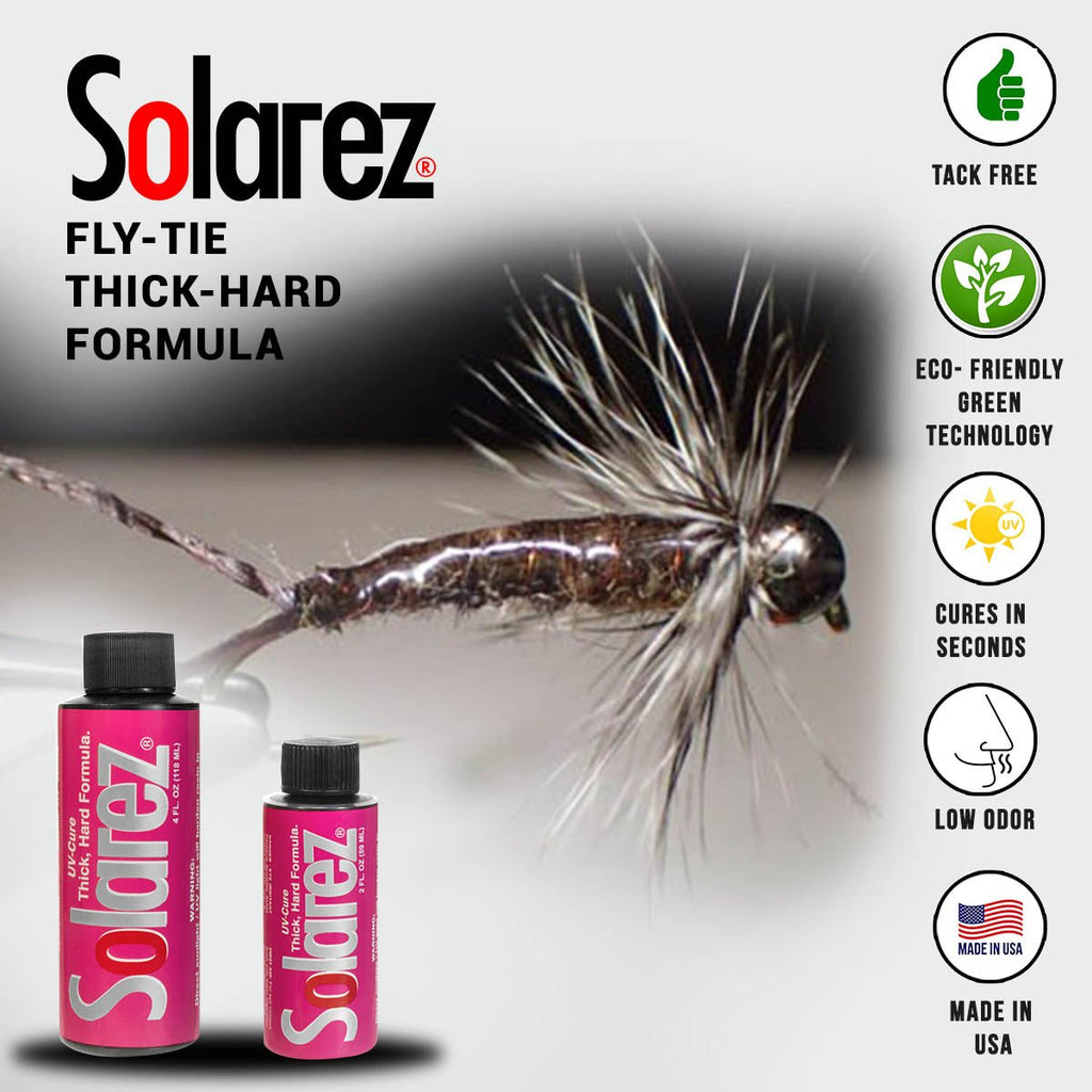 Solarez Fly-Tie Thick Hard Formula - Spawn Fly Fish - Solarez