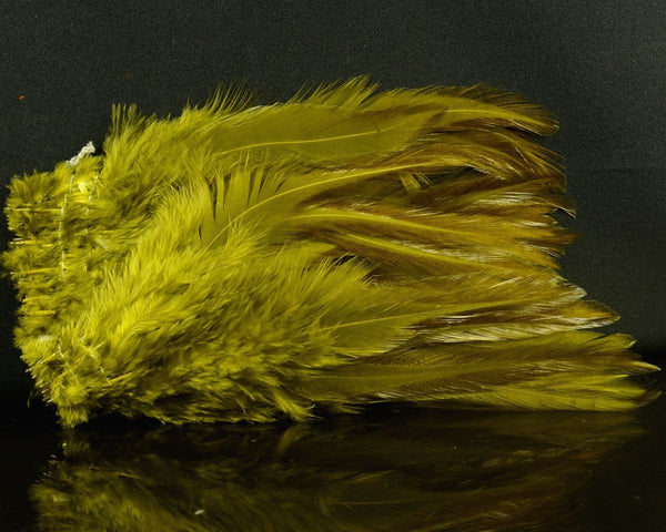 Hareline Strung Chinese Saddle Hackle - Spawn Fly Fish - Hareline Dubbin