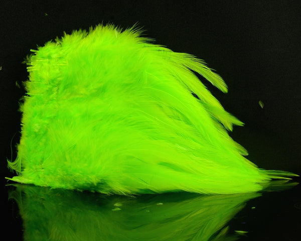 Hareline Strung Chinese Saddle Hackle - Spawn Fly Fish - Hareline Dubbin