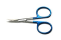 Smhaen Tungsten Carbide 4" Blue Midge Straight Fly Tying Scissors - Spawn Fly Fish - Smhaen