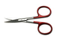 Smhaen Tungsten Carbide 4.5" Red Regular Straight Scissors - Spawn Fly Fish - Smhaen