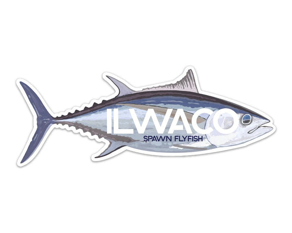 Spawn Ilwaco Albacore Stickers - Spawn Fly Fish - Spawn Fly Fish