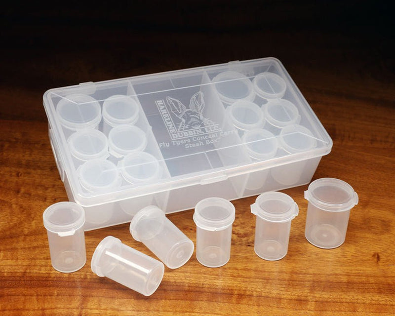 Hareline Fly Tyers 18 Pop Top Conceal Carry Stash Box - Spawn Fly Fish - Hareline Dubbin